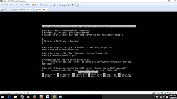 Configurasi DHCP server debian 8