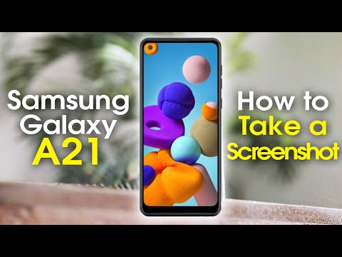 Samsung Galaxy A21 How to Take a Screenshot