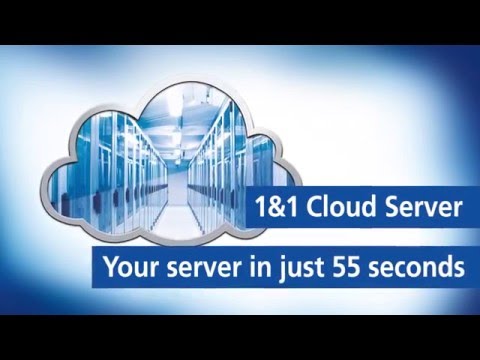 1&1 Cloud Server–Your server in just 55 seconds