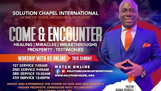 Sunday 3rd Service with Pastor Adama Segbedji, 18th July 2021, Solution Chapel Online