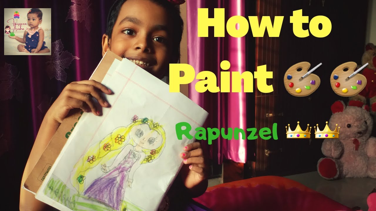 How To Draw Rapunzel Disney Tangled How To Paint Rapunzel Fun With How To Draw Rapunzel Disney Tangled How To Paint Rapunzel Fun With