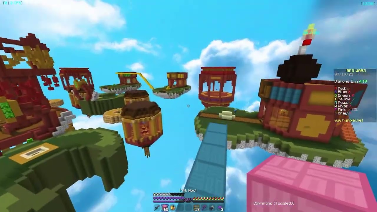 Zeit_Gaming insane crazy mega grinding hypixel solo bedwars! (reupload)