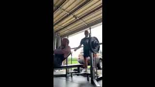 Noah Hulslander - Heavy Triples Bench w/ 247 lbs.