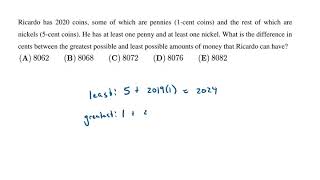 2020 AMC 8: Problem 8