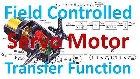Transfer Function of Field Controlled DC Servo Motor