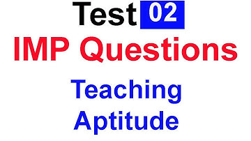 NTA UGC NET 2021 | Teaching Aptitude | शिक्षण अभिवृत्ति | Important Questions Part 02