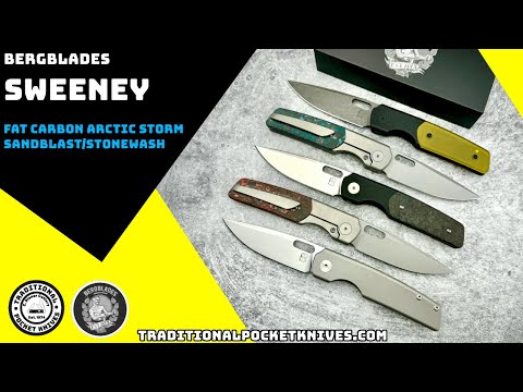 BergBlades: Sweeney - Fat Carbon Arctic Storm Sandblast/Stonewash