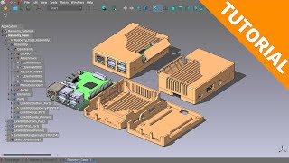 Design a Rasberry Pi case for 3d printing tutorial using FreeCAD LinkStage3.