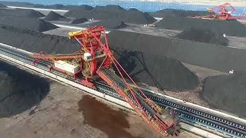 5000 tph capacity stacking and reclaiming equipment for bulk materials handling