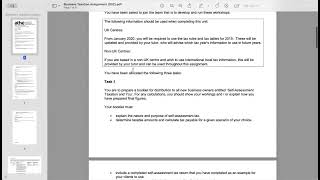 IFA -Unit- Business Taxation– Assignment Discussion-(YG)