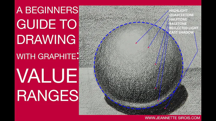 A Beginners guide to drawing with graphite:  Value Ranges