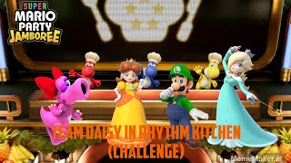 Super Mario Party Jamboree: Team Daisy in Rhythm Kitchen (Challenge)