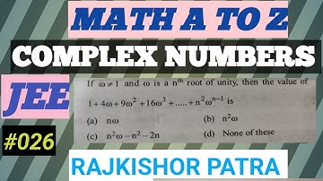 If w≠1and w is a nth root of unity, then the value of 1+4w^2+9w^2+16w^3+...+n^2w^n-1 is (a) nw (b) n