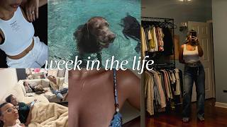 weekly vlog | work day, jewelry updates + piercings, girls night in