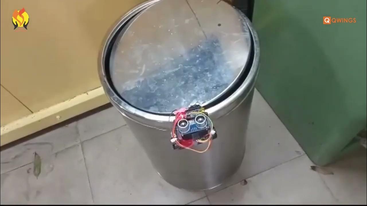 Making a Dustbin Smart by Arduino Nano and Ultrasonic Sensor. - YouTube