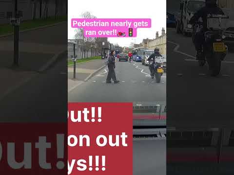 Pedestrian nearly gets ran over!! #drivingtest #pedestrian #drivinglessons