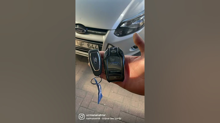 Ford Focus Ekranlı anahtar uygulaması