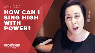 How can I sing high with power? - Live Q&A with Charmaine Brown