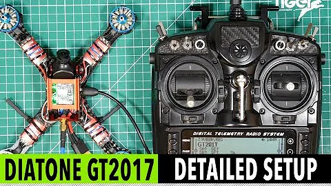 Diatone GT2 2017 setup with FrSky XSR SBUS and Taranis - part 2