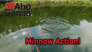 BASS FISHING with New Abu Garcia Maxx 30 on a minnow!