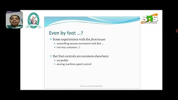 Dr.P.Aruna Devi|Assistant Professor|SNS Institutions|Lecture Video|Text Entry Devices