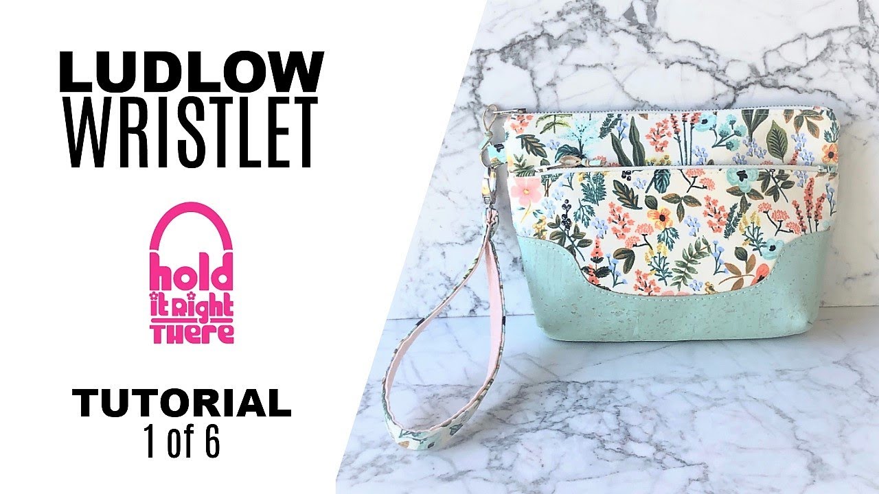 Ludlow Double Zip Wristlet or Belt Bag – with video tutorial