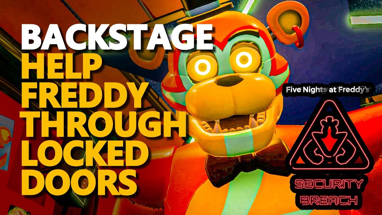 FNAF Backstage Pass Fnaf Security Breach Mega Pizzaplex Freddy