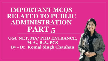 PUBLIC ADMINISTRATION MCQS Part 5 II LyceumwithKSC