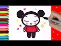 How to Draw Pucca 뿌까그리기/손그림