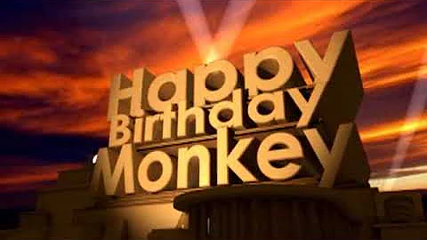 Happy Birthday Monkey