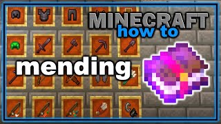 How to Get and Use Mending Enchantment in Minecraft! | Easy Minecraft Tutorial