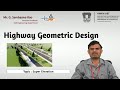 Super Elevation by Mr. G Sambasiva Rao