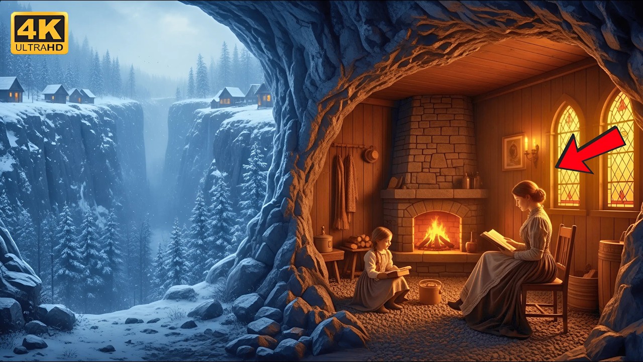 Kicked Out To Freeze, She Dug Into The Cliffside And Built A Mansion That Saved Their Lives.