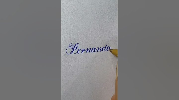 Fernanda  #jutaicôrte #caligrafia #calligraphy #lettering #letrasbonitas