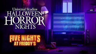 Five Nights At Freddys Announcement Video Halloween Horror Nights 2025