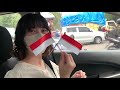 Istri Jepang beli bendera di lampu merah pertama kali!