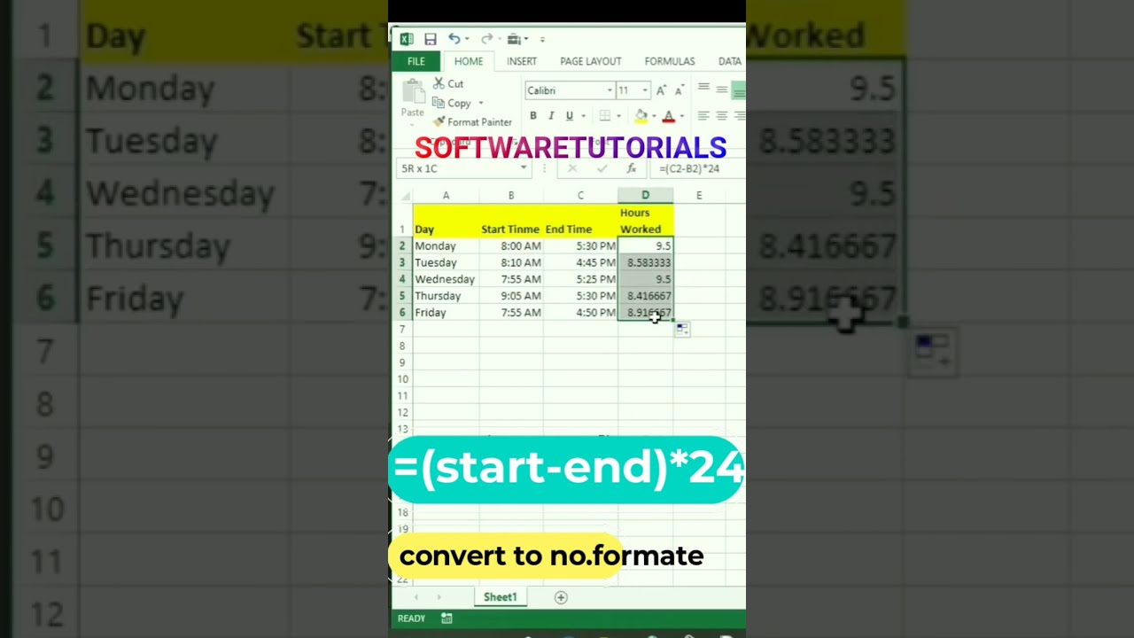 Convert To Number Format In Microsoft Excel softwaretutorials excel Convert To Number Format In Microsoft Excel softwaretutorials excel