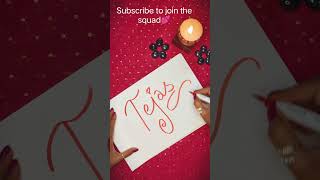 The radiance of Tejas✨💫#diy #Calligraphy #Tejas #trending  #Satisfying#handmade#relaxing#foryou