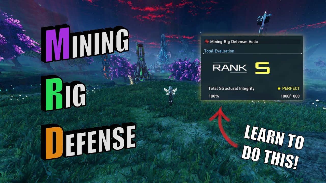 [PSO2 NGS] Complete Mining Rig Defense Urgent Quest Guide - YouTube