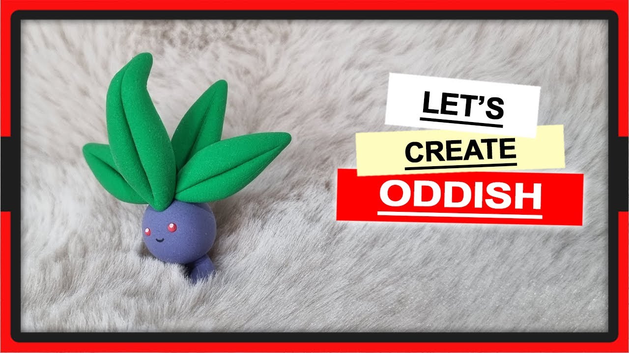 Pokemon Oddish Clay Sculpt