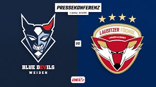 Pressekonferenz 5. Spieltag | Blue Devils Weiden - Lausitzer Füchse