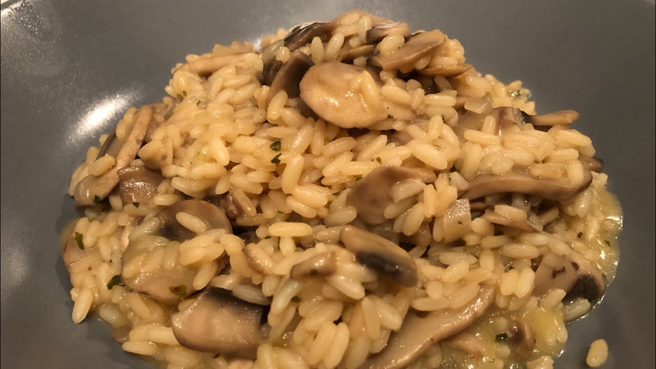 RISOTTO CON FUNGHI CHAMPIGNON Semplice e delizioso YouTube