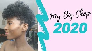 Tapered Natural Hair Cut #2 (My Big Chop 2020) -Kasheeralatasha