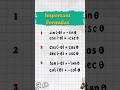 Learn trigonometric formlas and rules. #stem #maths #quiz #education #mathematics #exam
