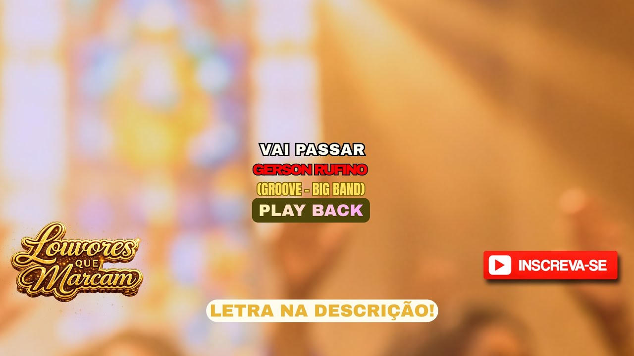 VAI PASSAR | GERSON RUFINO | PLAY BACK | GROOVE BIG BAND 🎷