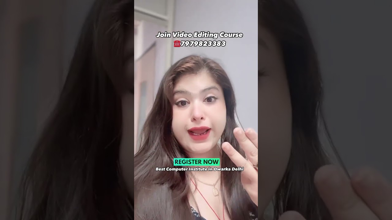 Video editing course near me| Video editing Training in Dwarka Mor | Editing Course near me 