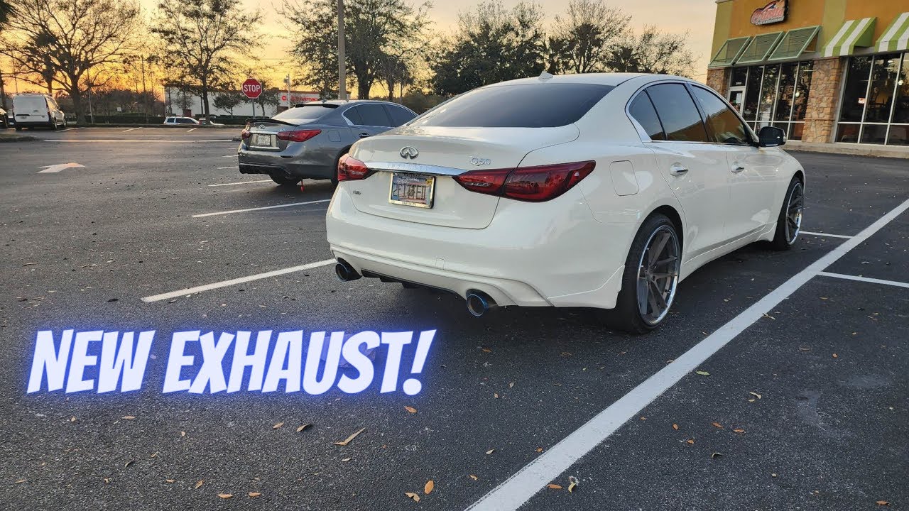 New Invidia Exhaust for 3 0T Infiniti Q50! YouTube