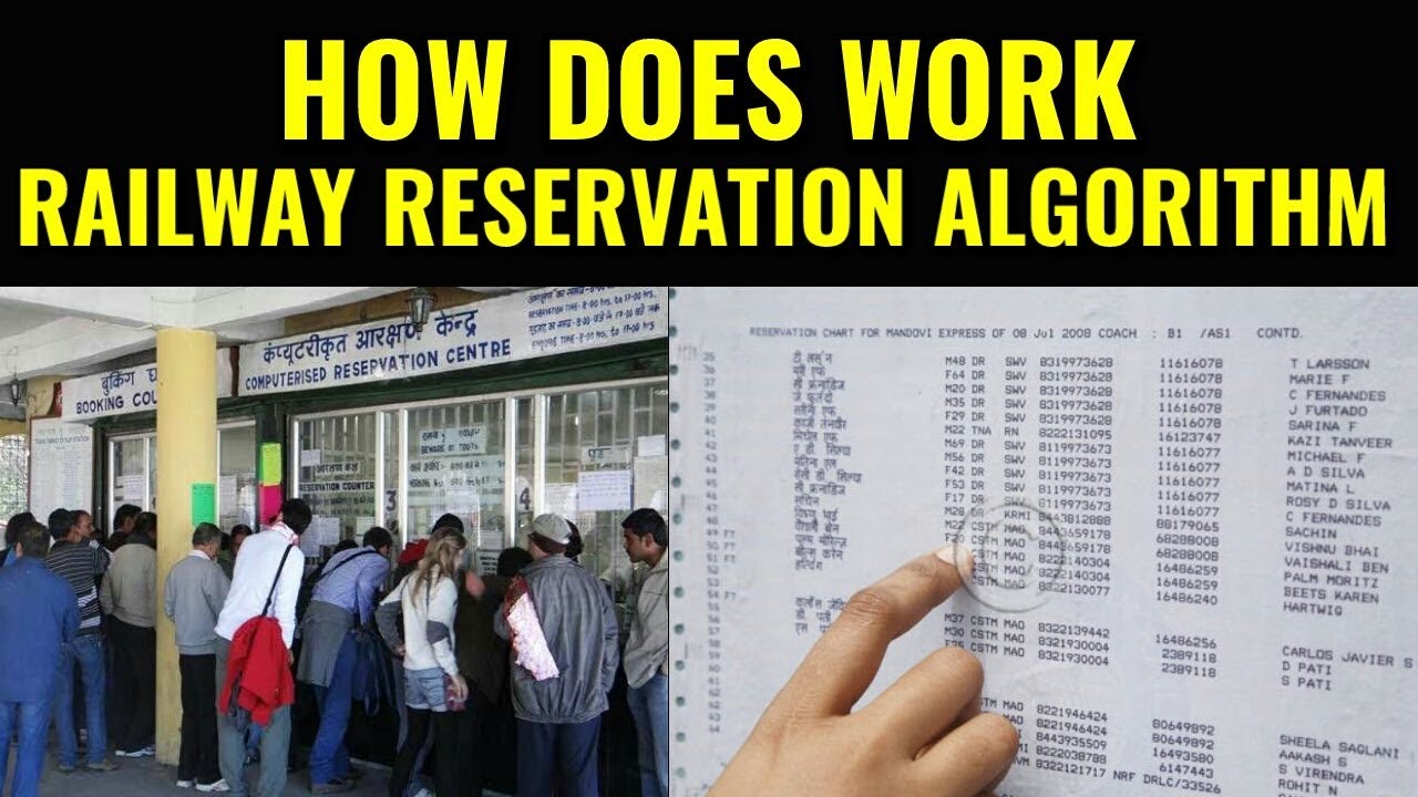 How does work railway reservation algorithm? YouTube