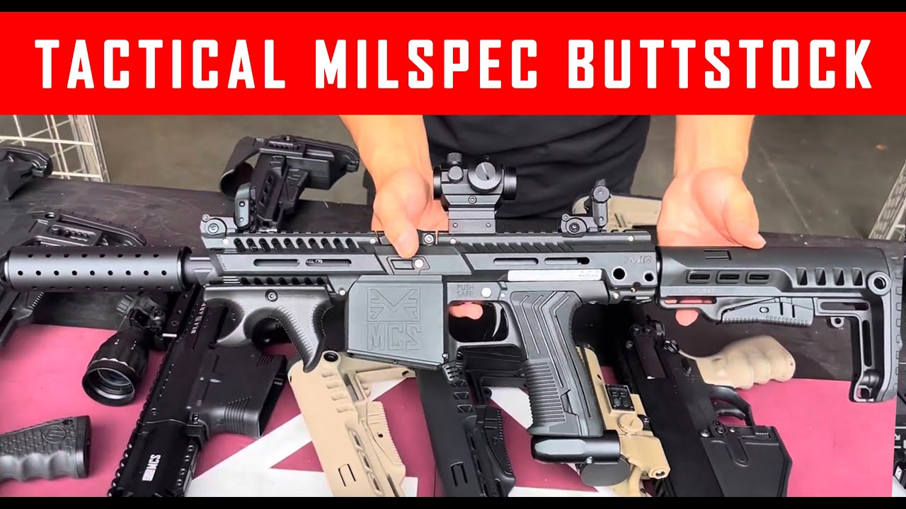 Tactical Milspec Buttstock (Black) – MCS