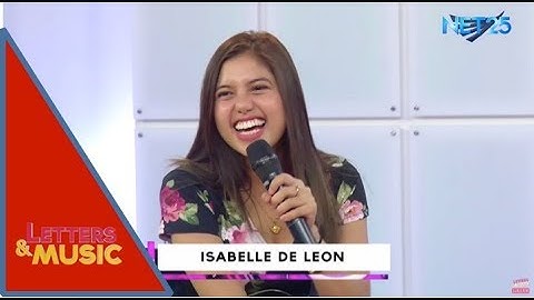 Isabelle De Leon shares her stories through songwriting (NET25 Letters and Music)